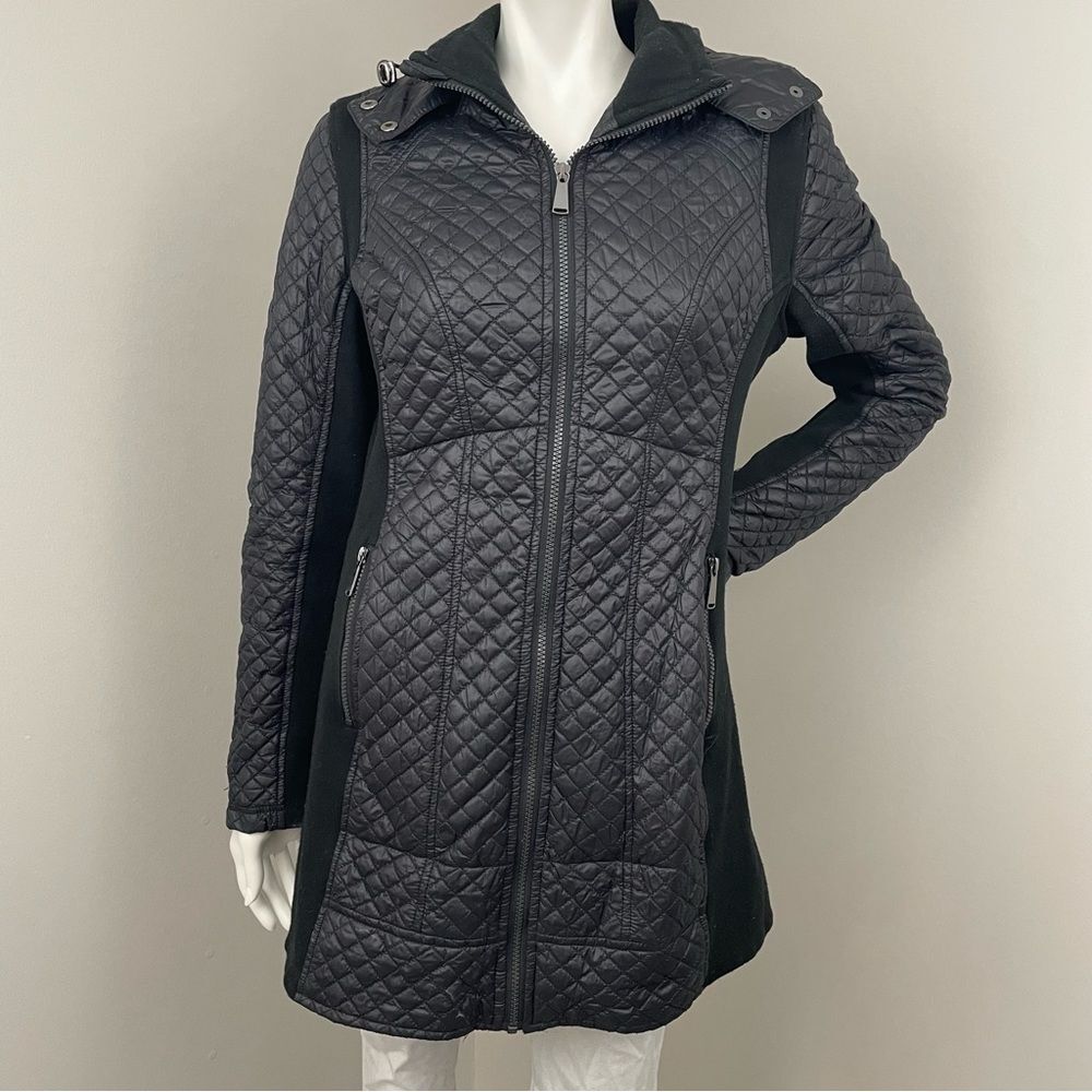 SAKS FIFTH AVENUE Blue Label Black Quilted Lightweight Jacket